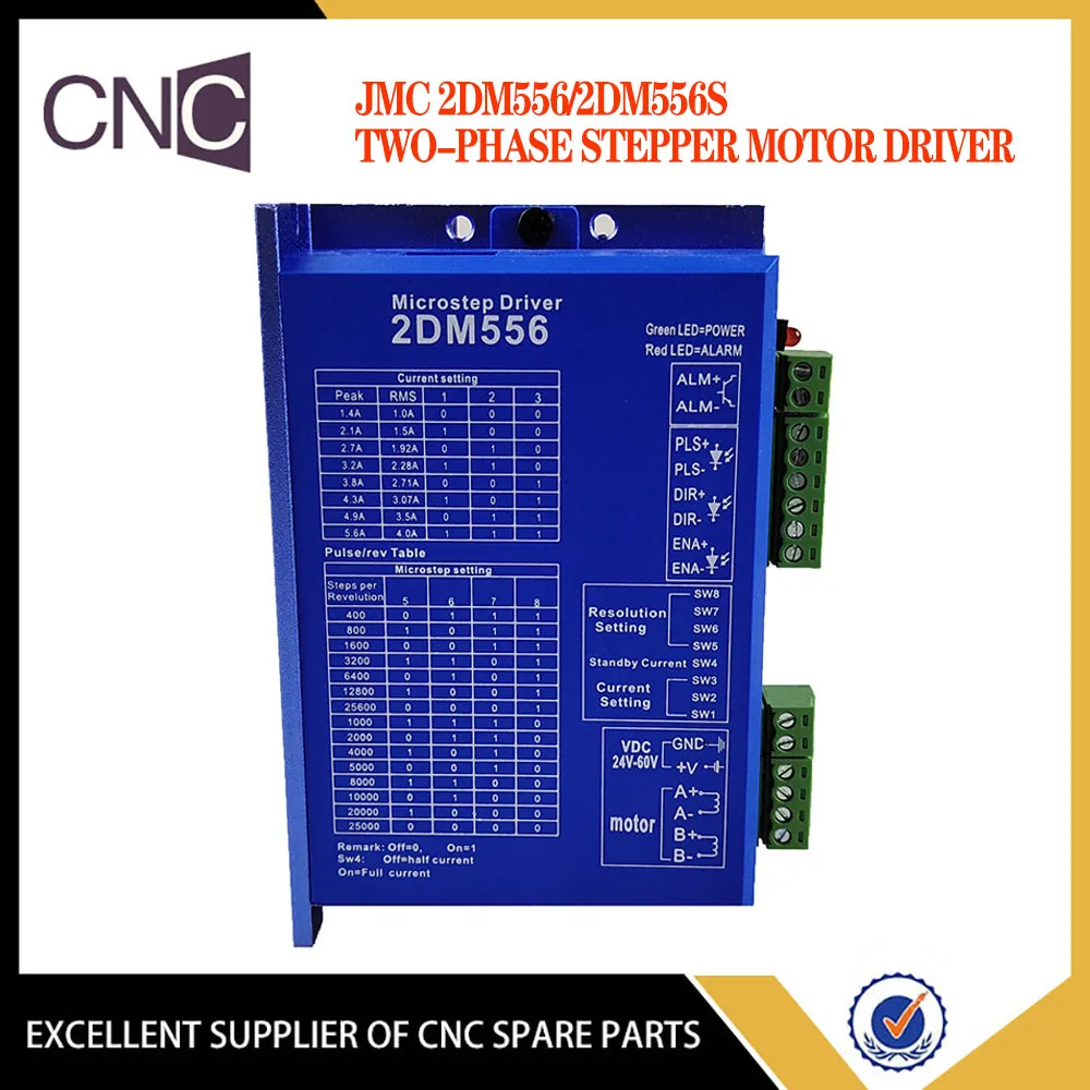 Imagem -03 - Jmc Driver de Motor de Passo Bifásico 2dm556 2dm556s com Motor de Passo Nema57 86 Frequência 250khz 36v 56a Driver de Velocidade do Motor