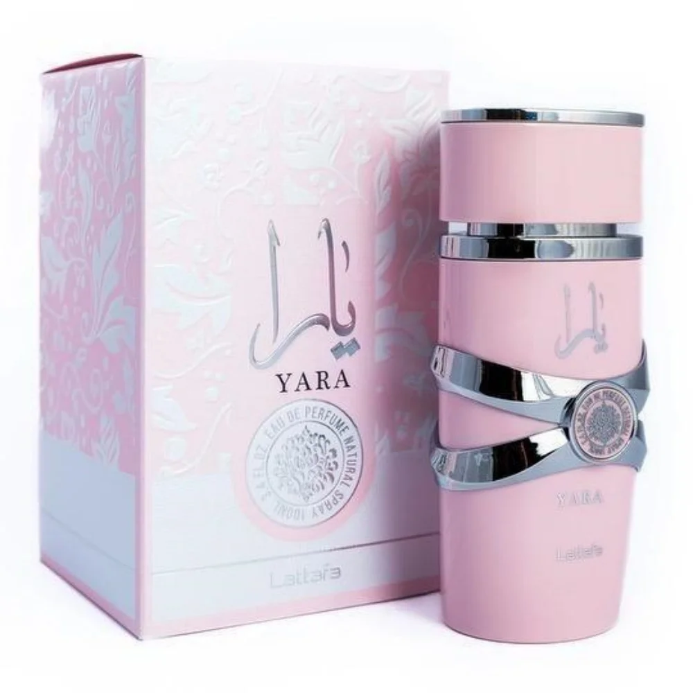 Lattafa Yara Pink Edition For Women's Cologne Eau de Parfum Spray 3.4 Ounce Spicy Fragrance Warm Note Of Vanilla Christmas Gift