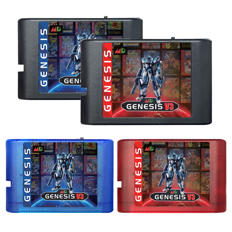 Mega Drive V3.0 Pro EDMD Remix MD V3 Game Cartridge for Everdrive SEGA US/JP/EU 16-bit GENESIS Game Console