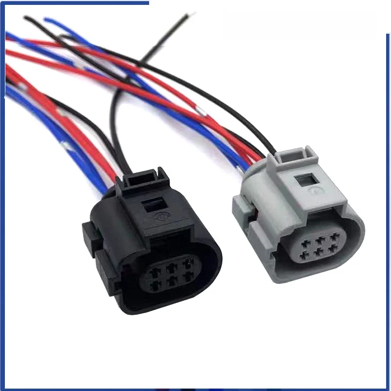 6-pinowe złącze zawór EGR z 15cm 18AWG złącze do wiązki kablowej 1 j0 973 713G 1 j0973713g 42121200 4 g0973813b 4 g0 973 813B — zdjęcie 2