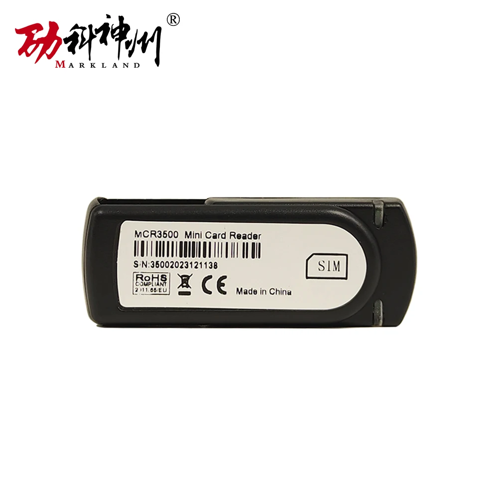 SAM/SIM/USB-stick Smart Card Reader MCR3500 Mini card reader Plug-in (SIM-Sized) Card Reader