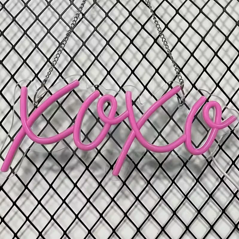 

Night Light - Dimmable, USB Powered - XOXO LED Neon Sign - For Home, Bar, Club & Party Decor