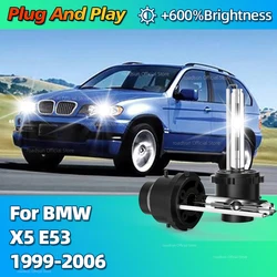 Xenon Headlight D2S HID Light Bulbs 6000K 10000LM Bright Headlamp For BMW X5 E53 1999 2000 2001 2002 2003 2004 2005 2006