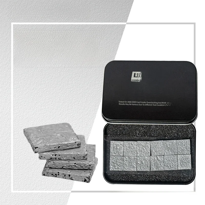 TEUCER-Coussretours Thermique en Graphite 3D, 14x12mm, 40W/mK, GDDR6X, VRAM, Polymères à Conduction Thermique Personnalisés pour GPU 3070Ti, 3080, 3080ti, 3090, 12 Pièces