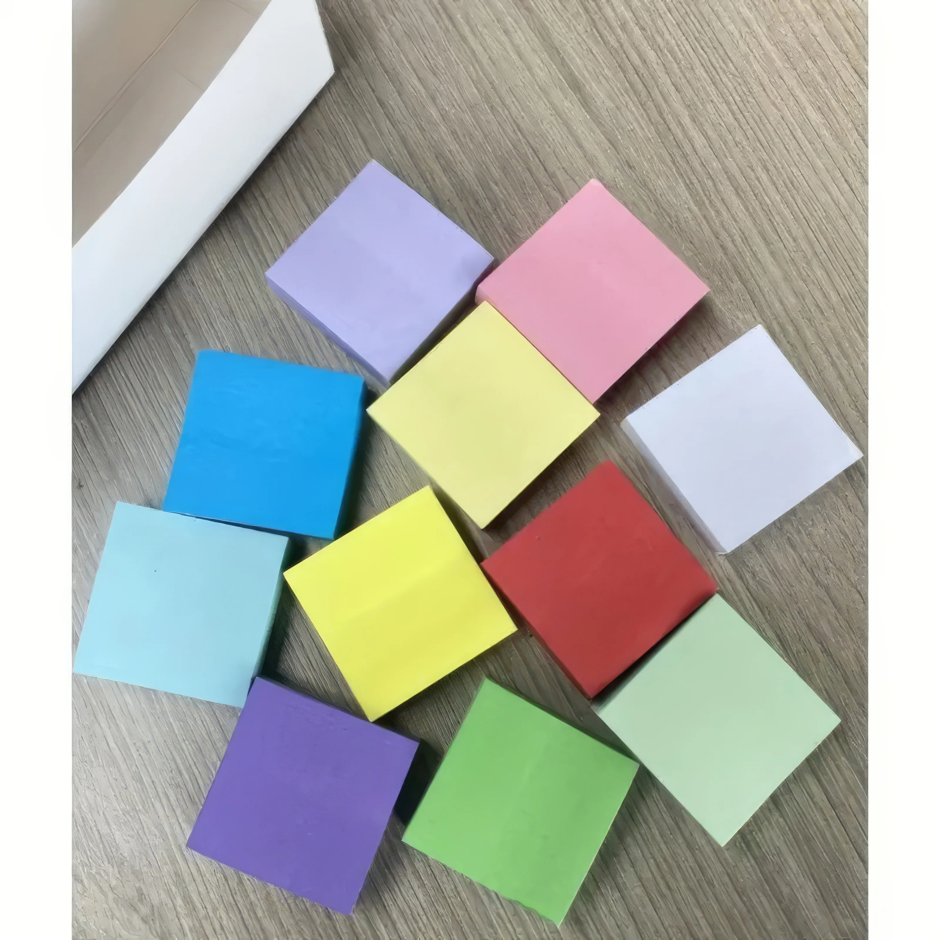 

11-Count Pastel-Colored Sticky Notes with Lines​ – Ideal for Office, School, and Home Use with Easy-Peel Adhesive Backing