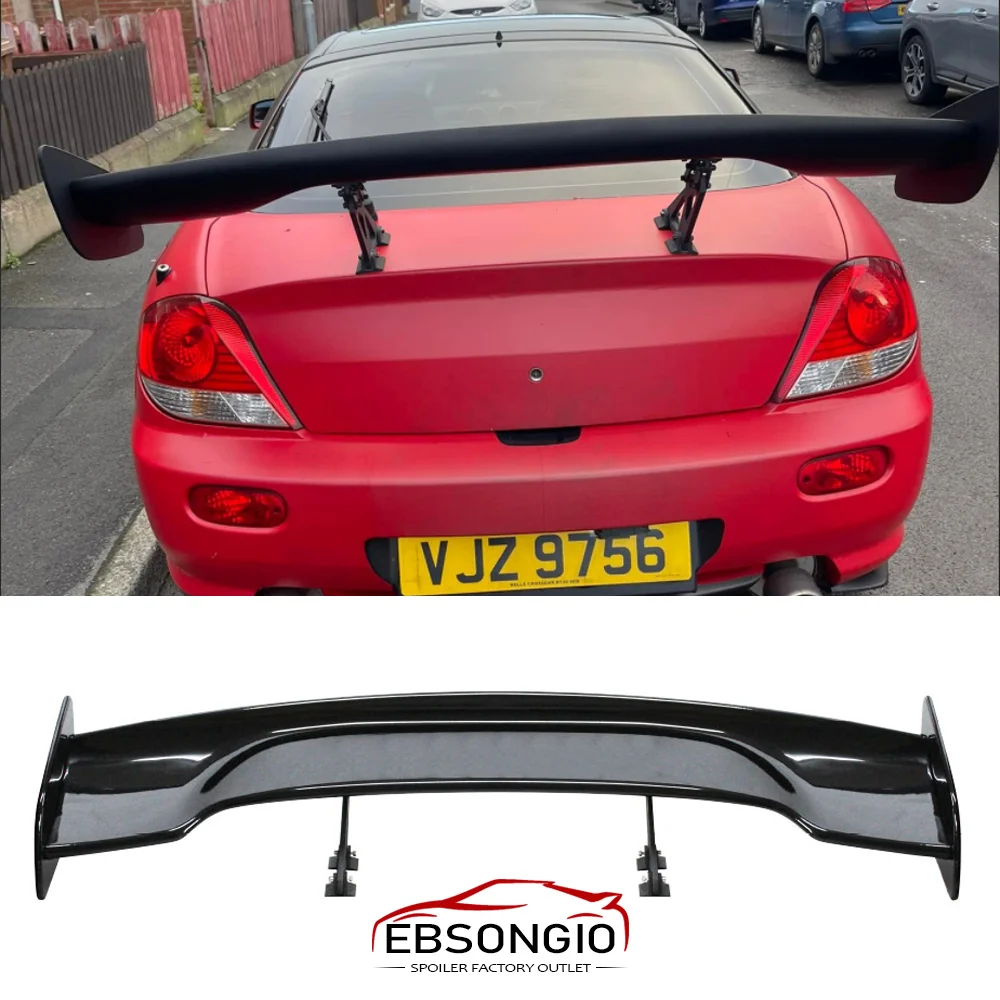 For 2000-2008 Hyundai Tiburon Tuscani Coupe GT Style Spoiler High Quality Carbon Fiber Spoiler Trunk Boot Wing Spoiler