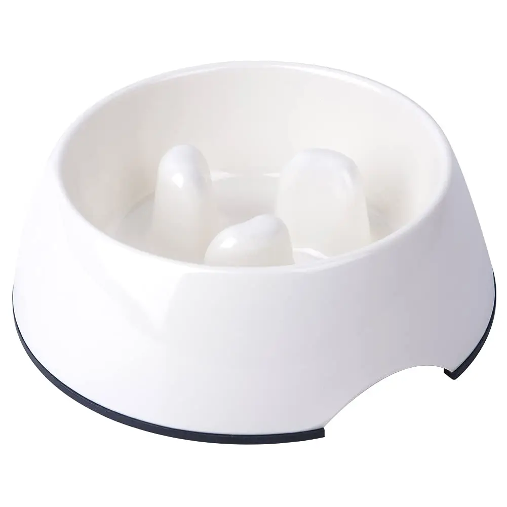 

SUPERDESIGN Slow Feeder Dog Bowl 1/2 Cup for Small Medium Breed - Anti-Gulping Healthy Eating Interactive Bloat Stop Alternative