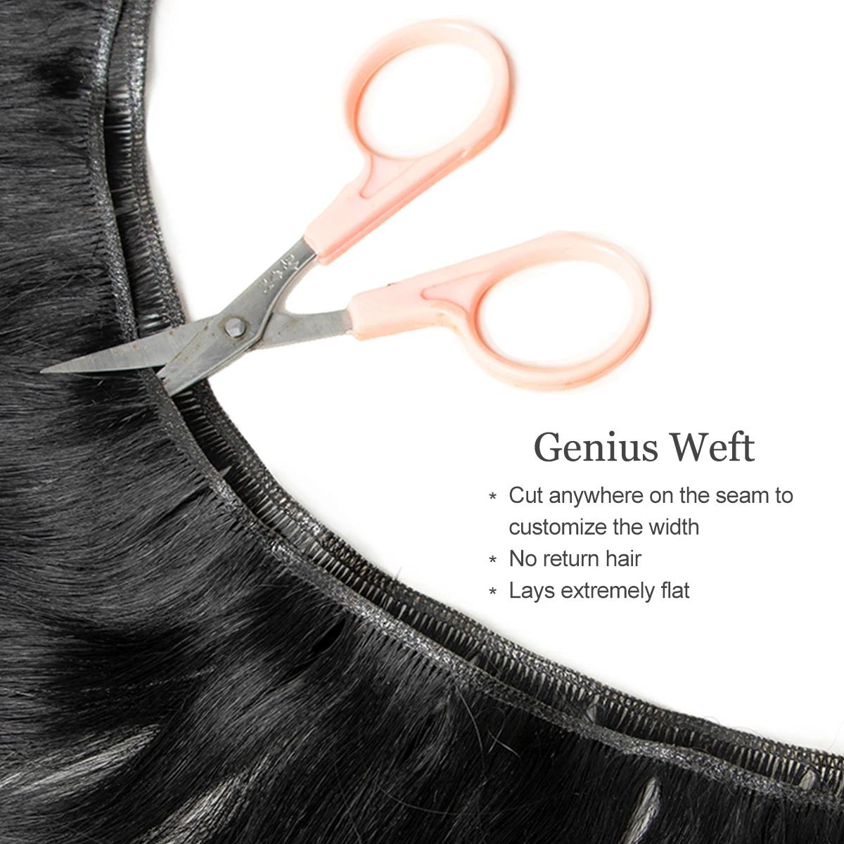 Long Genius Weft Human Hair Bundles Blonde Hair Extensions  Real Natural Human Hair Extensions Machine Remy 12 16 20 inch