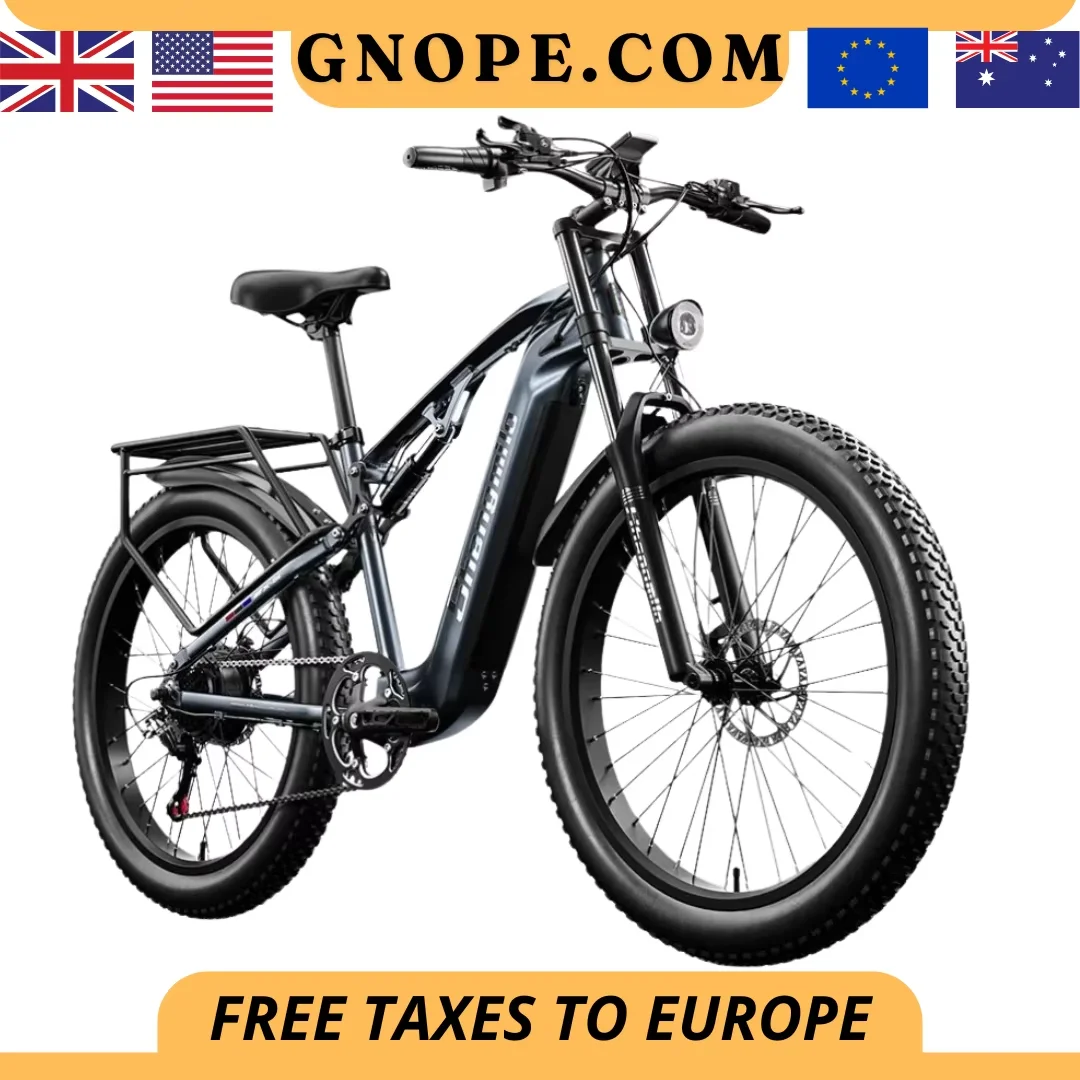

Shengmilo Electric Bicycle ,Adult eBikes with 48V 17.5Ah Battery ,1000W BAFANG Motor ,Shimano 7 Speed,Fat Tire Mountain bikes