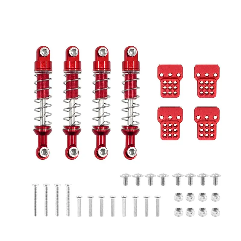 1 Set Metal Shock Absorber with Extended Seat Upgrade Parts MN D90 MN-90 MN99S WPL C14 C24 C34 RC Car Upgrade Parts