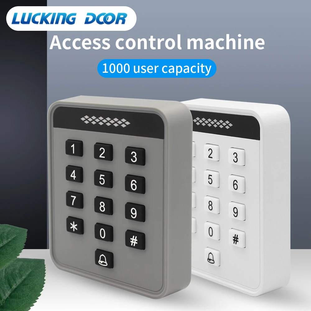 

Simple Backlight Access Control Keypad All-in-one Machine Password ID EM / IC M1 Card Enter for Electronic Access Control System