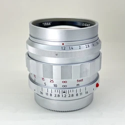 Light Lens Lab 50F1.2 NOCTILUX-M 50mm F1.2 ASPH 1966 Copper Sliver Edition For Leica M10 M11 M M3 M6 M2 M6 M8 M4 Lens m lens