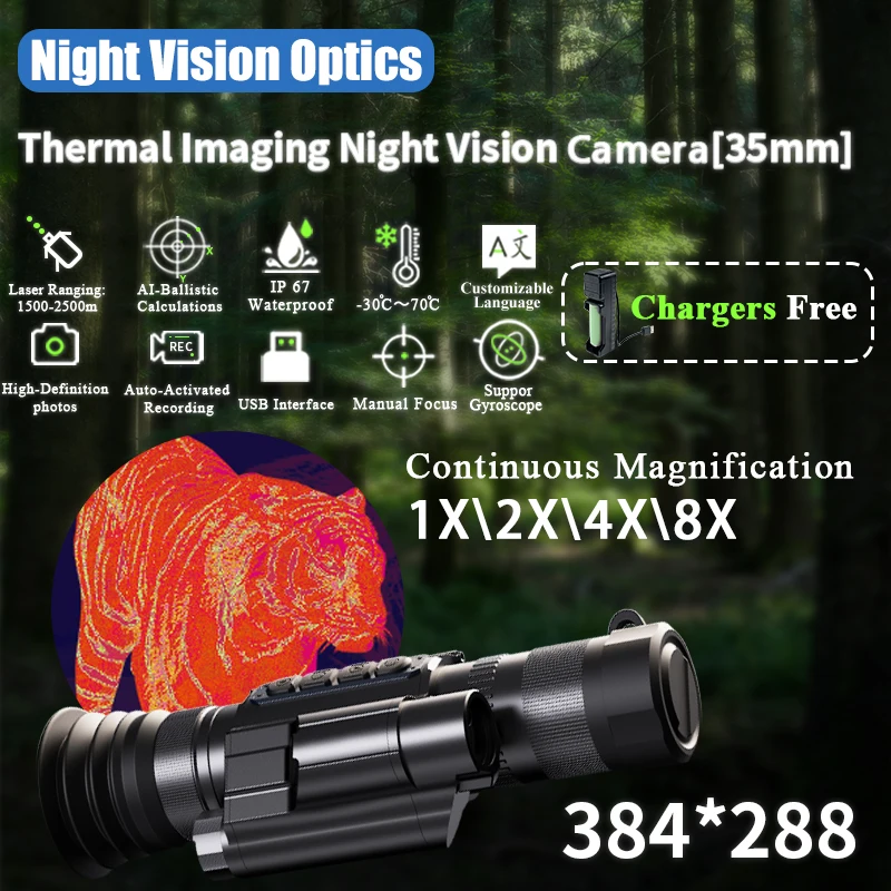 New Products Sightmark Wraith 4K Mini Red Dot Sign Day/Night Vision cope with Laser Ranging Sensor Type Sport Shooting Tactical