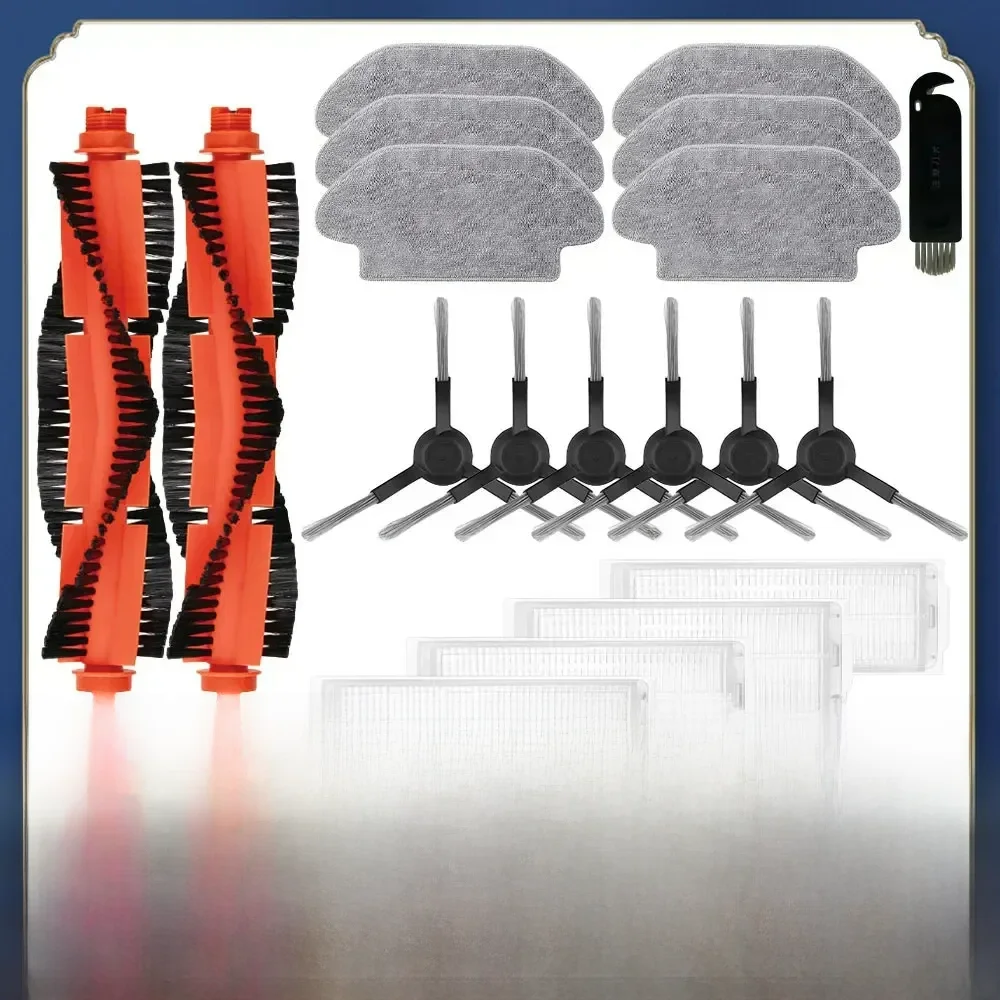 Compatible avec l'aspirateur robot Xiaomi S10 S12 T12 B106L Mi Robot Vacuum-Mop Pro / Mop p / Mop 2S STYJ02YM Viomi V2 SE Pièces