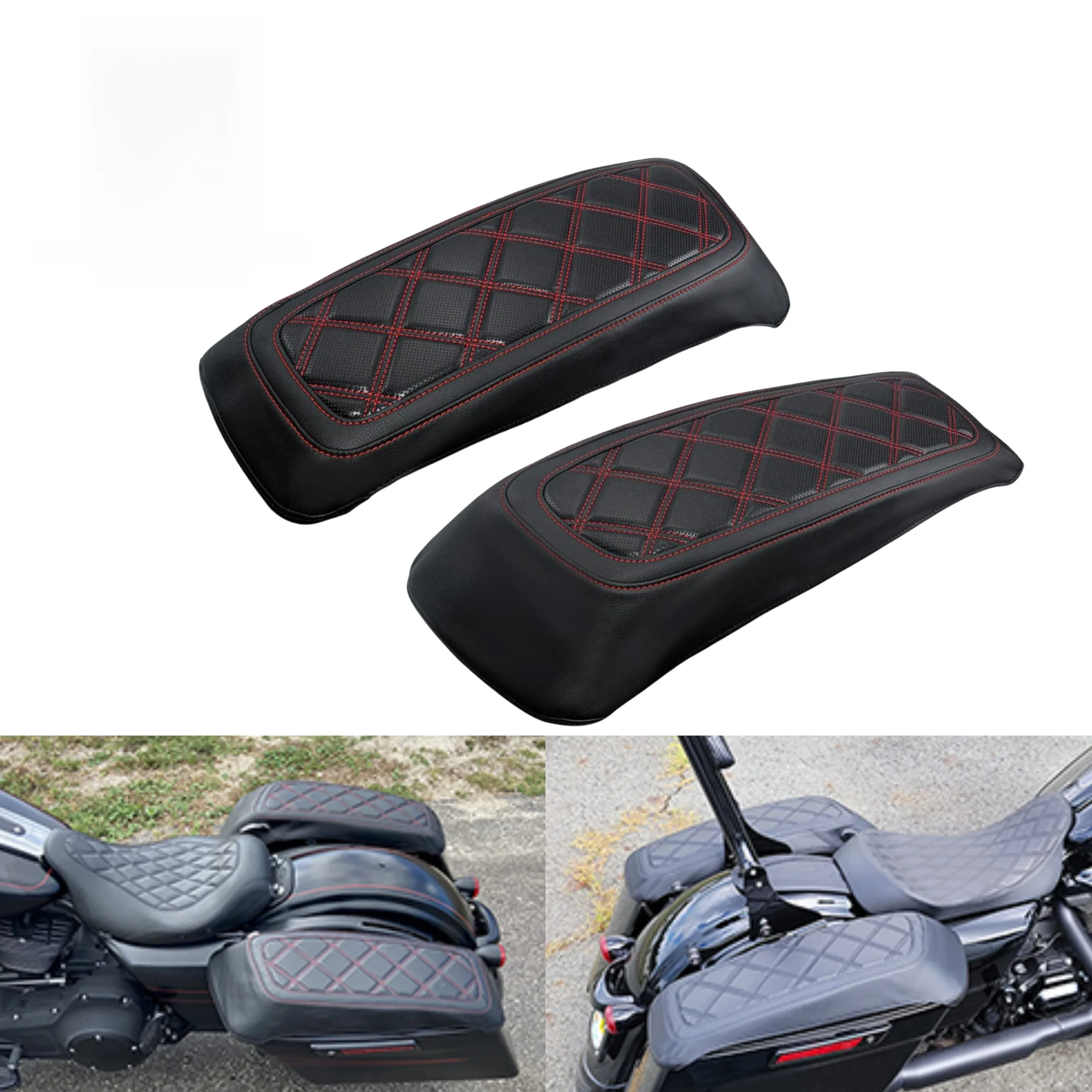 Motorräder Seiten boxen motos harte Sattel taschen Deckel abdeckungen für Harley Davidson Touring