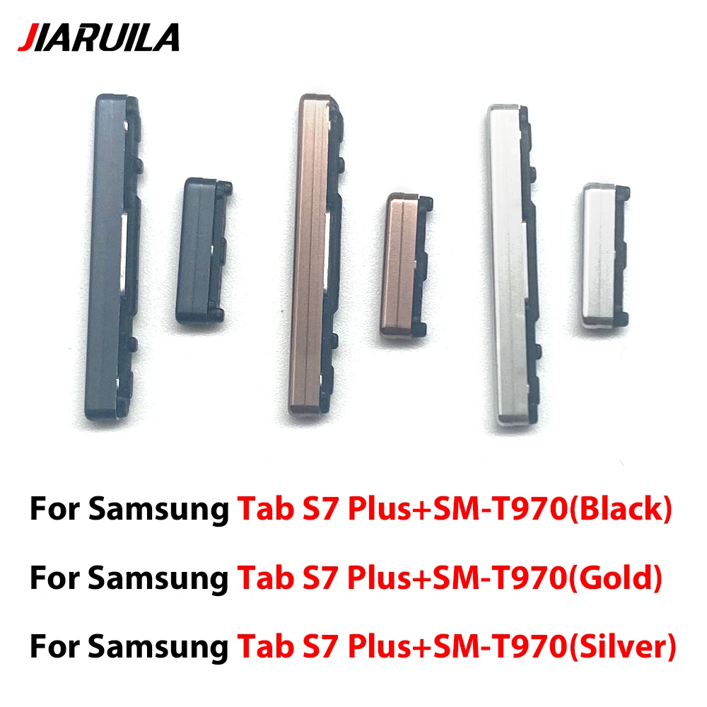 10 шт. для Samsung Tab S7 Plus+SM-T970, сменные боковые кнопки, кнопки включения и регулировки громкости