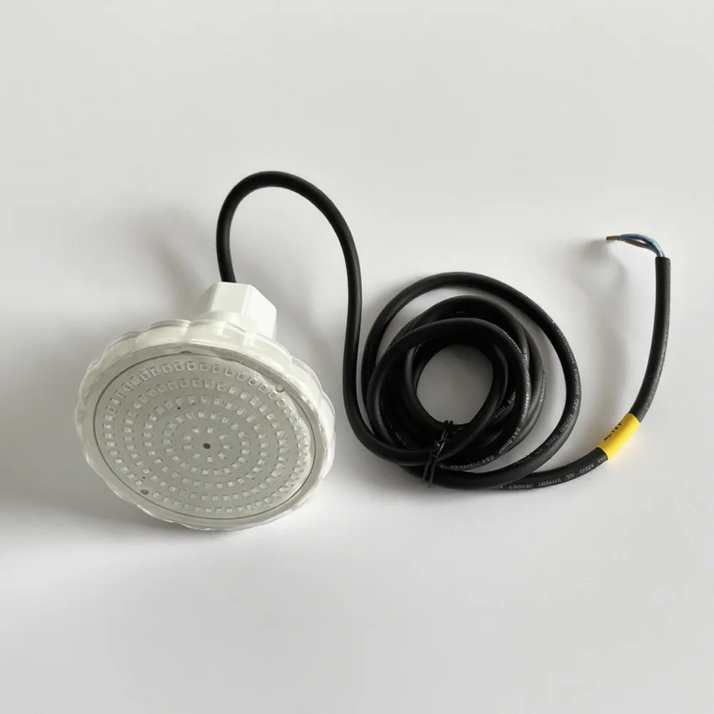 1.5“ RGB Pool LED AC12V 15W Switch on and off Control Resin Fill Waterproof IP68 Cold White