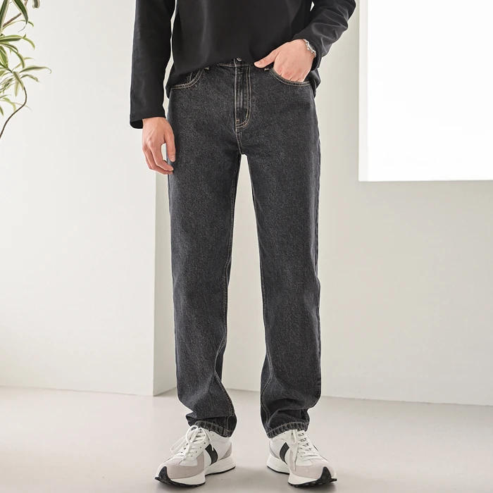 Trend Washing Long Soil Denim Pants 26-38 Fast Delivery