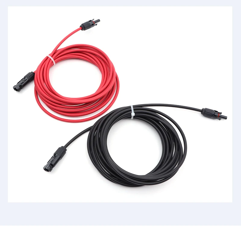 Doppelendiges Solar-Verlängerungskabel mit Stecker, 1–10 Meter, 4 mm2/6 mm2, 1000 V/1500 V, PV-DC-Anschluss, Solarkabel, Photovoltaik-Draht – Detail 7
