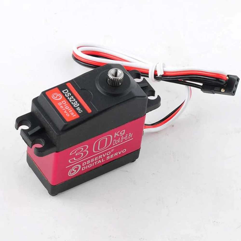 1/2/4/10pcs Dsservo Waterproof Servo DS3230 30KG High Speed 180/270/360 Degree Metal Gear Digital Servo for 1/8 1/10 RC Cars