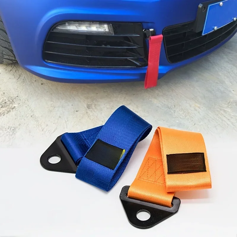 Correia de reboque de nylon resistente: cordas de reboque universais de corrida de carro para força
