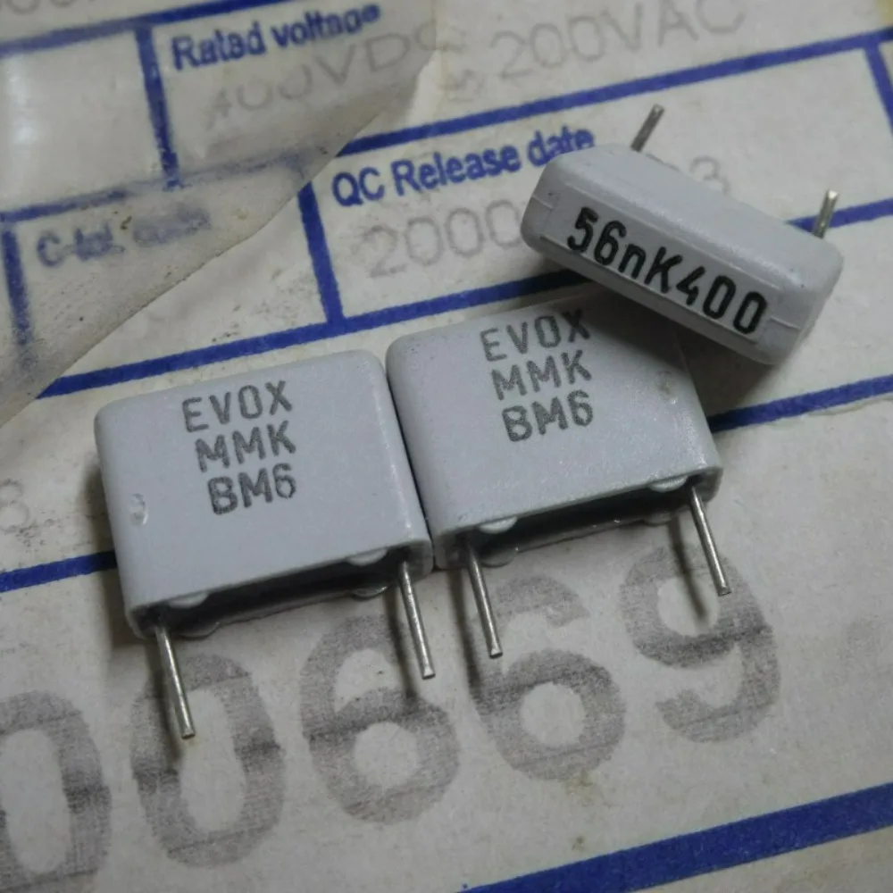 10pcs/lot MMK10 0.056uF 400V 56nF 563 K Brand New 10mm Film Capacitor