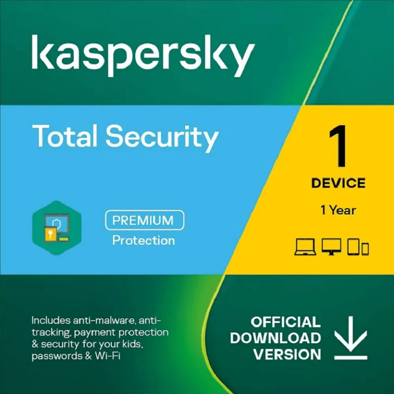 Kaspersky toplam güvenlik 2024 1-3-5 appareil 1 bir par e-posta TVA dahil