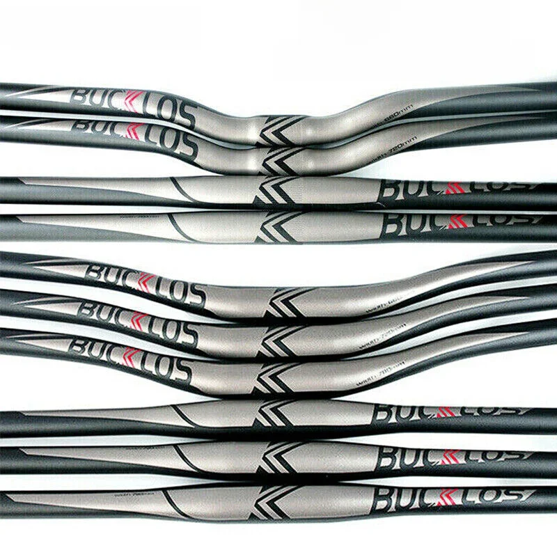 AliExpress NONE BUCKLOS MTB Handlebar Aluminum Alloy 31.8mm 25.4mm Bicycle Handlebar 660/720/780mm Swallow Bar Riser Bar Bike Accessories