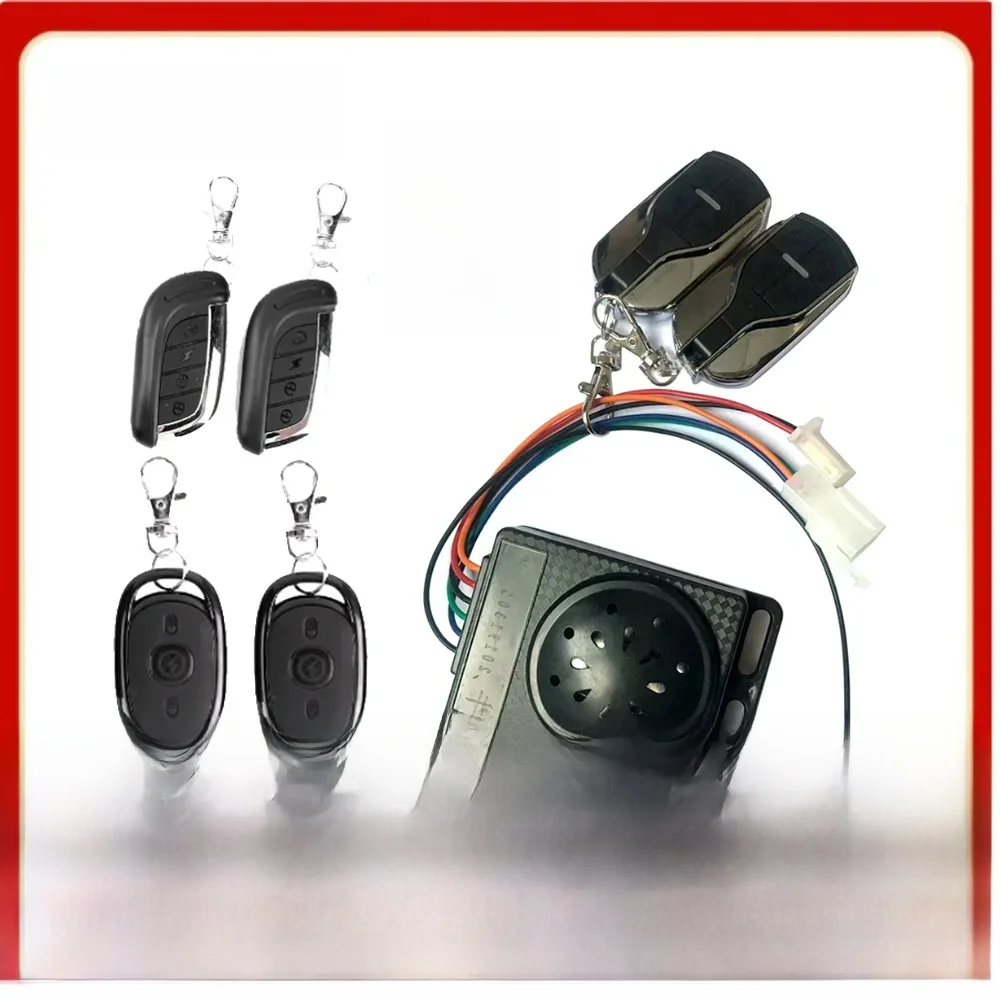 AliExpress 36-72V Anti-Theft E-bike Alarm Scooter Security Remote Control Detector Alarm for Outdoor Hiking Bike Supplies