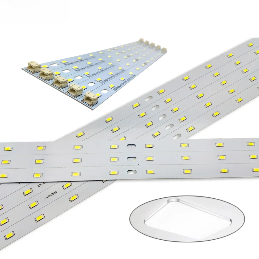 LED PCB 4W 6W 8W 220-520mm Długość Listwa Pasek SMD5730 Aluminiowa płyta lampy Sufit / rura Światło Retrofit Ofiice Source Board Replace — zdjęcie 2