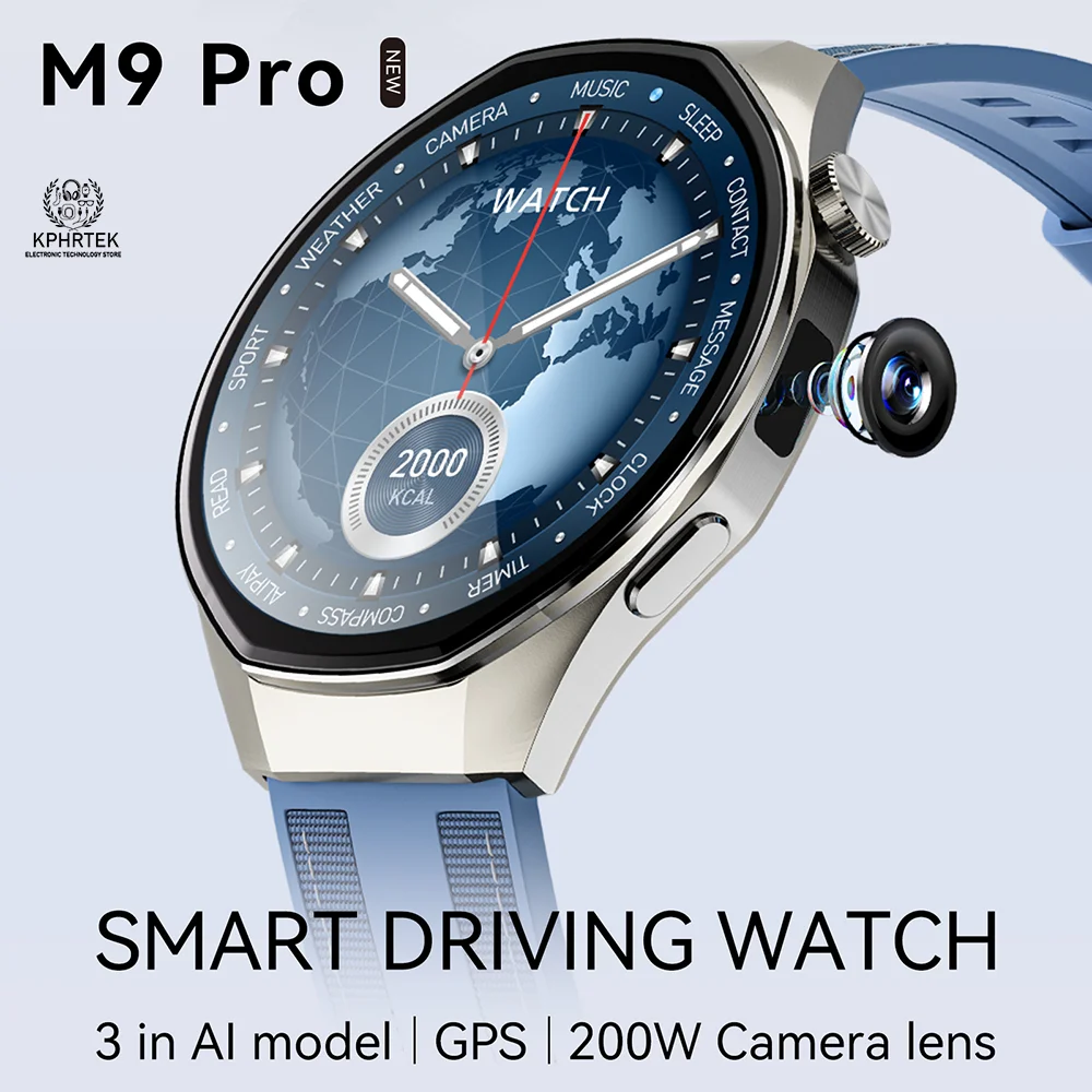 

New cross-border independent GPS smartwatch with 200W camera, waterproof, wearable AI, dropshipping available.