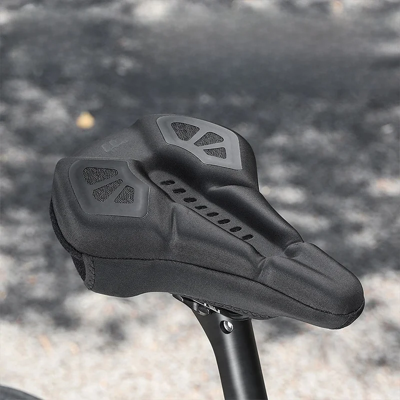 AliExpress West Biking WEST BIKING New Bicycle Seat Cover Soft Silicone Bicycle Saddle Seat Mat Breathable MTB Cycling Seat Accessories With Rain Cover