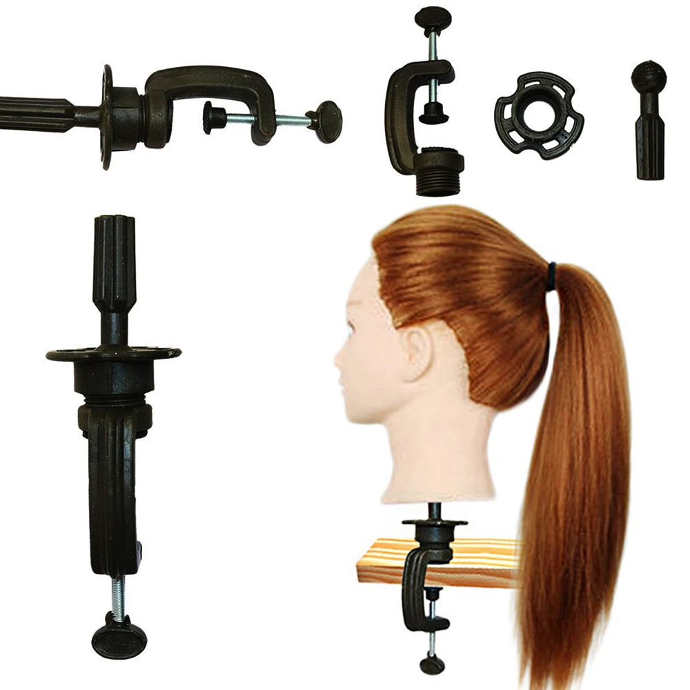 Adjustable Plastic Mini Wig Head Stand for Wig Making