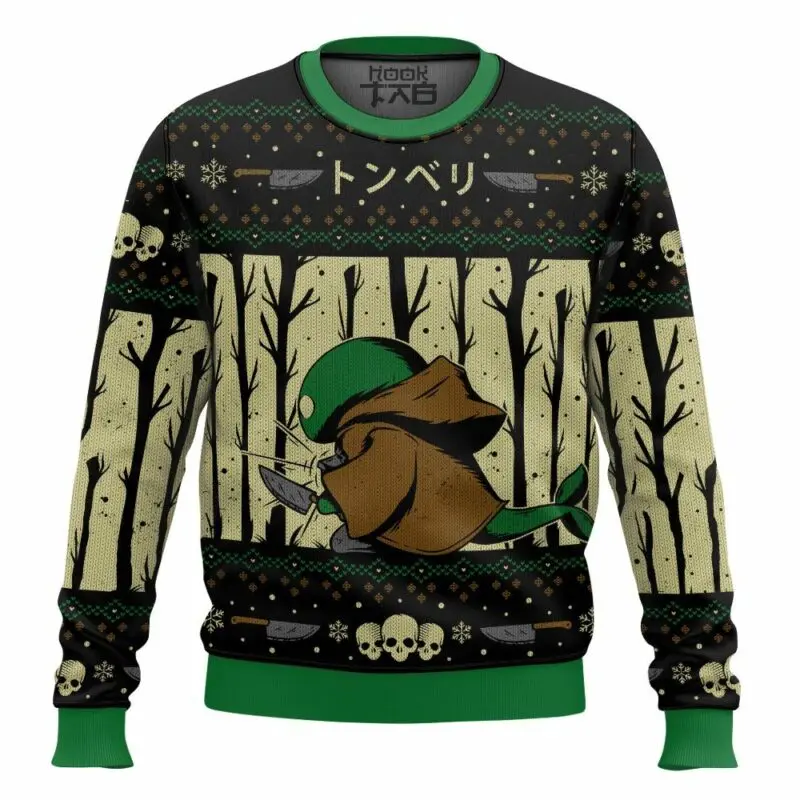 Tonberry Chef’s Knife Ugly Sweater Funny Holiday Party Pullover Xmas Jumper for Men Women Kids Christmas Sweater Gift 2026