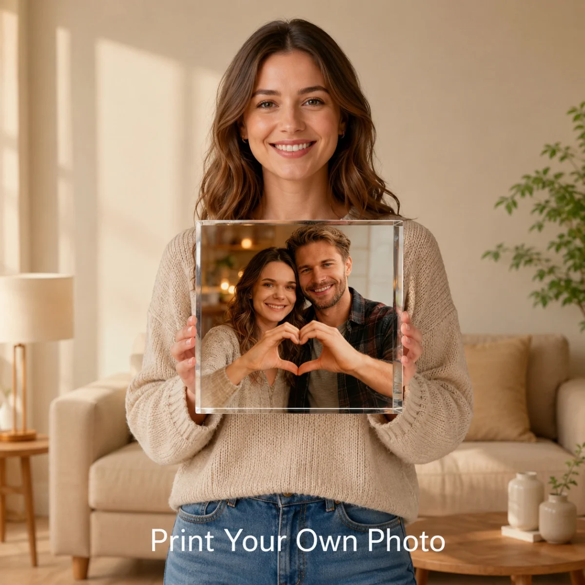 Personalized Acrylic Photo Blocks—Serving as Both Unique Home Décor and a Wonderful Pet Memorial—Make a Special Gift for Couples