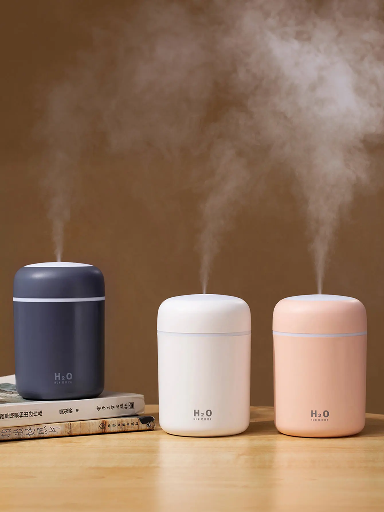 300ml Aromatherapy Diffuser Humidifier Air Purifier Car Home Use Seven-color Light Aromatherapy Essential Oil image 2