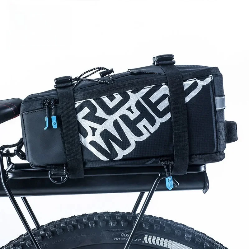 AliExpress NONE ROSWHEEL LOHAS 5L Bicycle Carrier Bag Rack Trunk Bike Luggage Back Seat Pannier Outdoor Cycling Storage Handbag Shoulder Strip