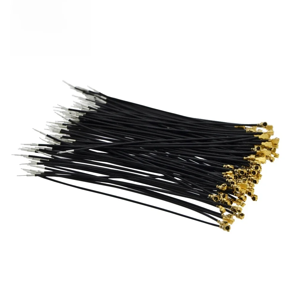 Câble à extrémité unique U.fl IPX RF1.13 1ère/4ème génération IPX-1 RF1/IPX-4 RF4 femelle Jack à souder cavalier à extrémité ouverte 10 pièces/uno