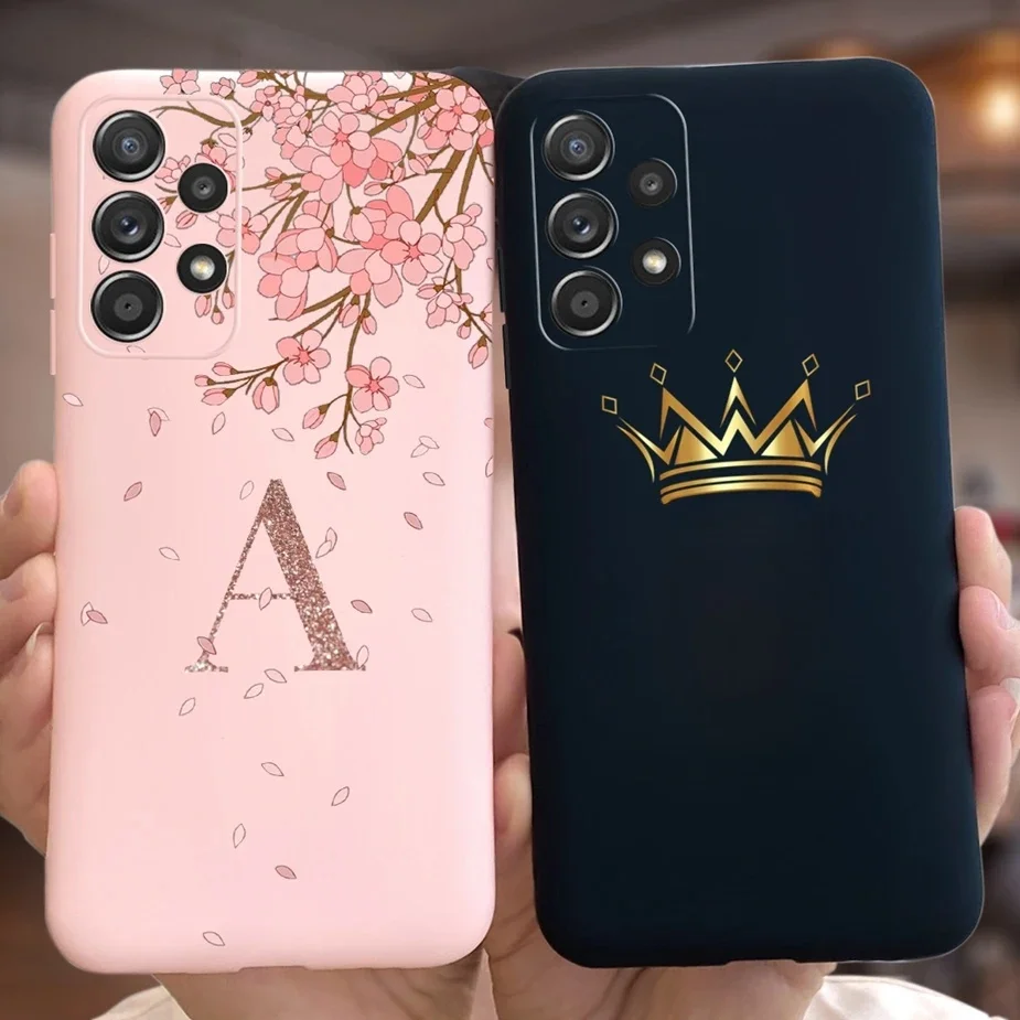 Pour Samsung Galaxy A32 étui SM-A325F nouvelle mode lettres couverture pour Samsung Galaxy A32 5G SM-A326B étui souple Silicone Fundas sacs