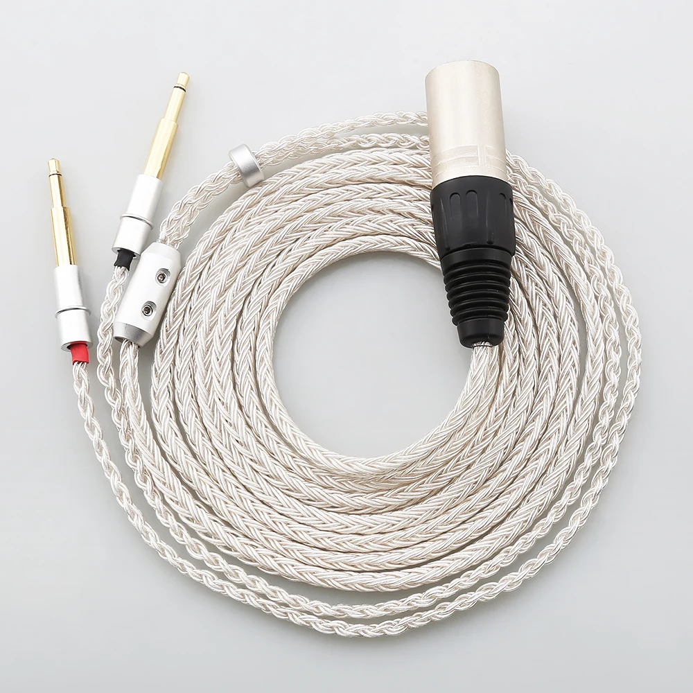 16 Core Silver Plated Upgrade Cable for Meze 99 Classic/Liric/Noire/Neo and 109 Pro 4.4/3.5/XLR Balanced