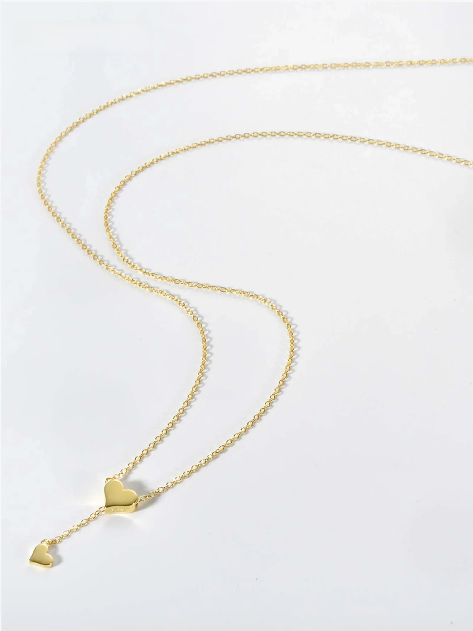 DPLAOPA 925 Sterling Silver Heart Regulowany łańcuszek 65 cm Regulowany rozmiar Noszenie Naszyjnik damski 2023 Drobna biżuteria 2023 — zdjęcie 2