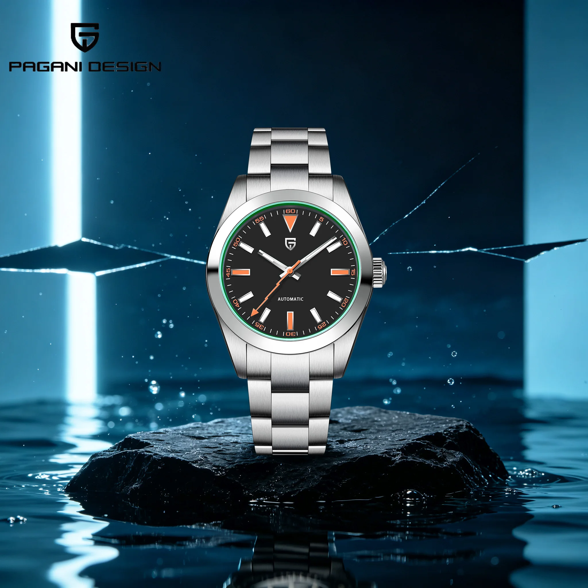 2026 PAGANI DESIGN Luxury Men's Automatic Mechanical Watch Stainless Sapphire Waterproof Watch For Office Work & Daily Commuting