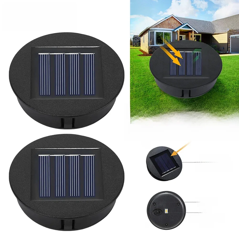 Panneau solaire de remplacement Y-Solar à LED avec interrupteur, pièces de lanternes extérieures, accessoires d'éclairage de jardin étanches