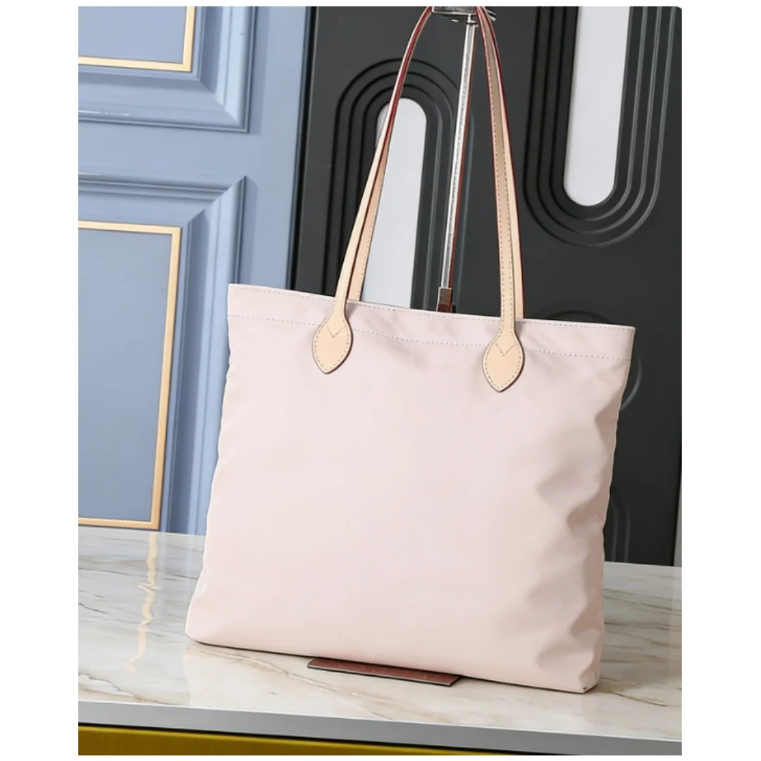 

New Size 37CM Women's Fashion Versatile Letter Print Cat Print Lined Shoulder Handbag Bag No box