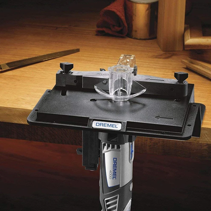 Dremel 231 Portable Rotary Tool Shaper and Router Table- Woodworking Attachment Perfect for Sanding Shaping and Trimming Edges