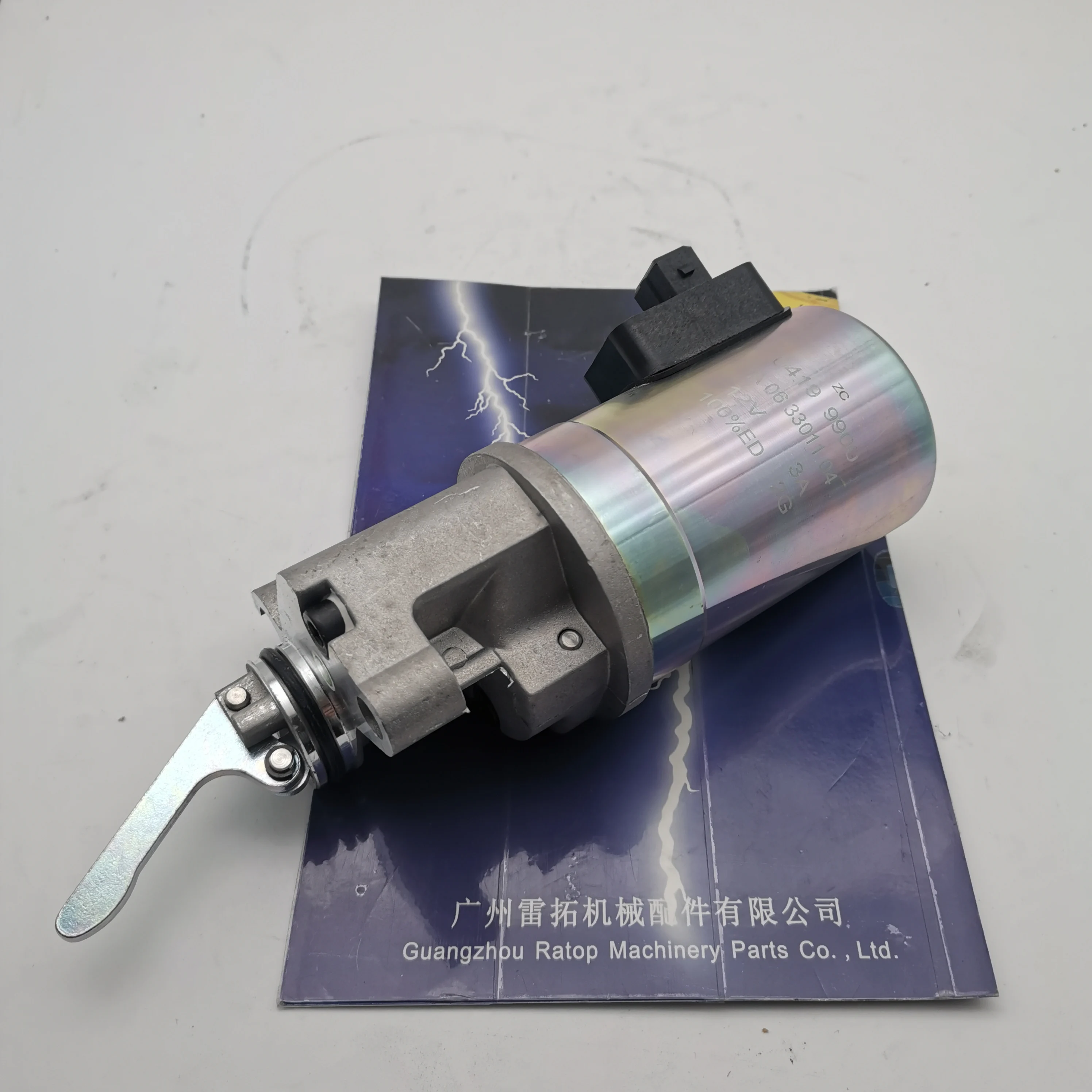 

12V Excavator Solenoid Valve BF6M2012 Stop Solenoid 02113788 02113790 04513018 04199900