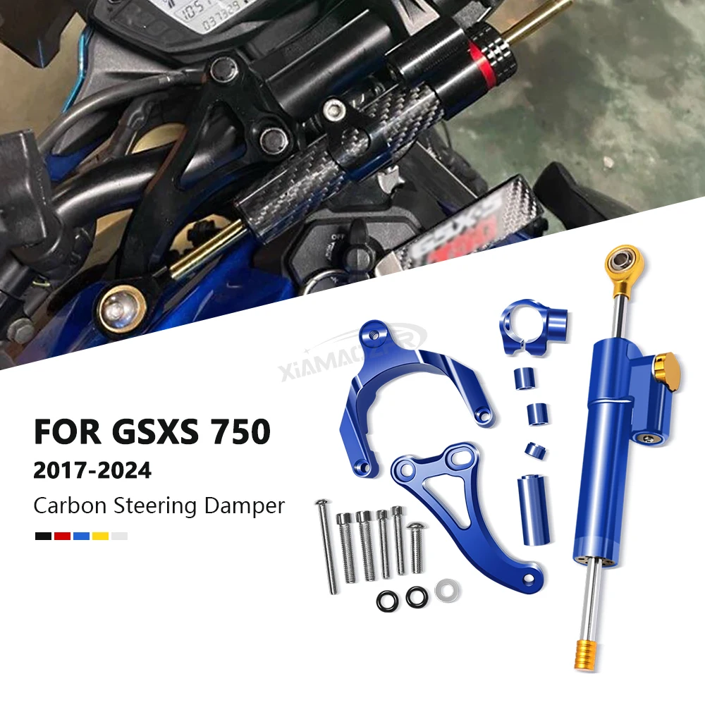 For GSXS750 GSX-S750 gsx-s750 2017-2021 2022 2023 Accessories Steering Damper Stabilizer Bracket Support Mounting Kit GSXS 750