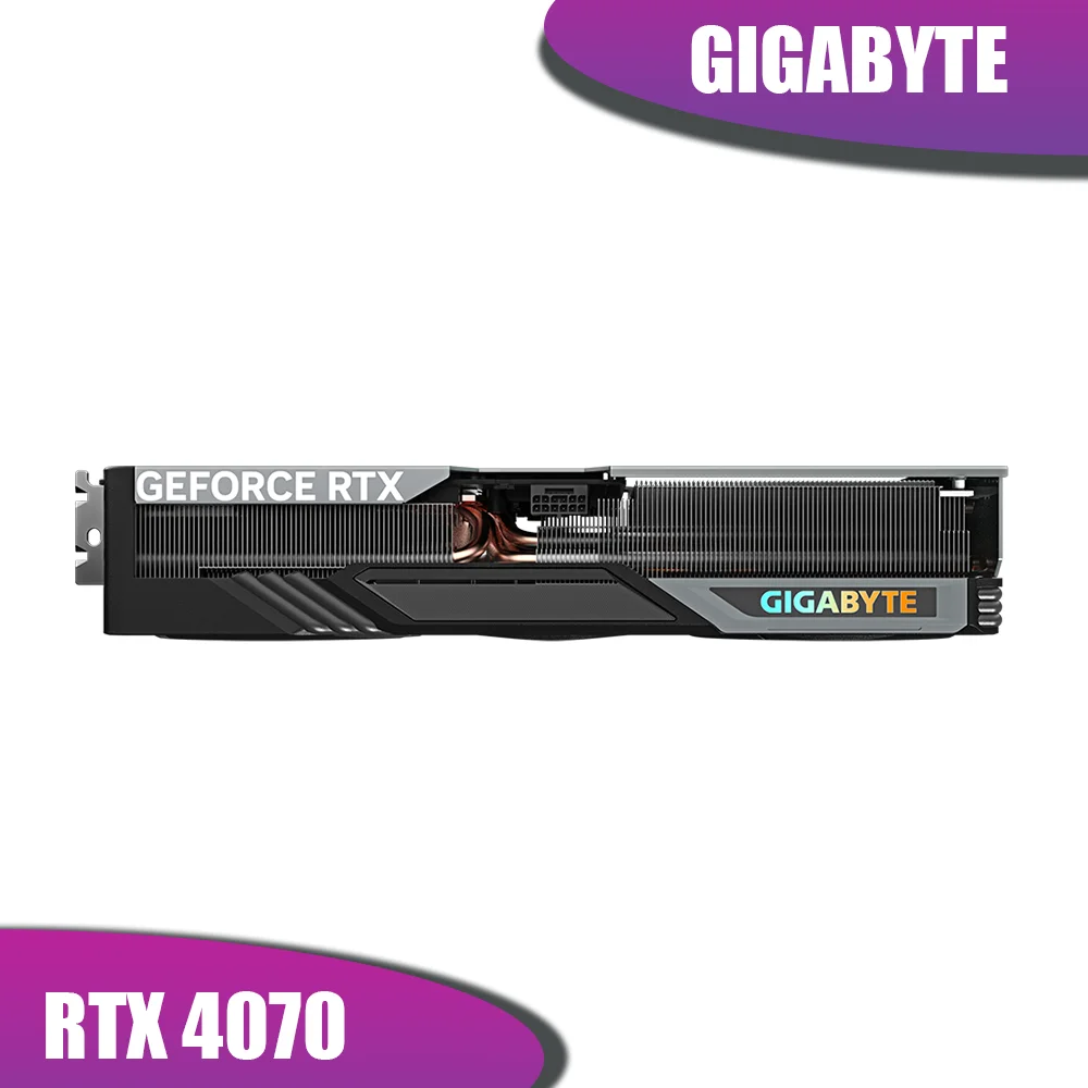 Игровая Видеокарта GIGABYTE GeForce RTX 4070 12 Гб GDDR6X PCI Express 4,0x16 ATX, видеокарта Nvidia 40 серии GPU для настольного ПК RTX 4070, графика