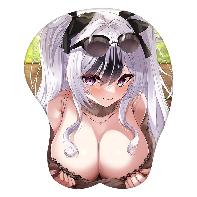 Alfombrilla de ratón Sexy para chica desnuda Elbe Azur Lane Anime 3D, alfombrilla para ratón, reposamuñecas, alfombrilla para ratón de escritorio, accesorio para Gamer