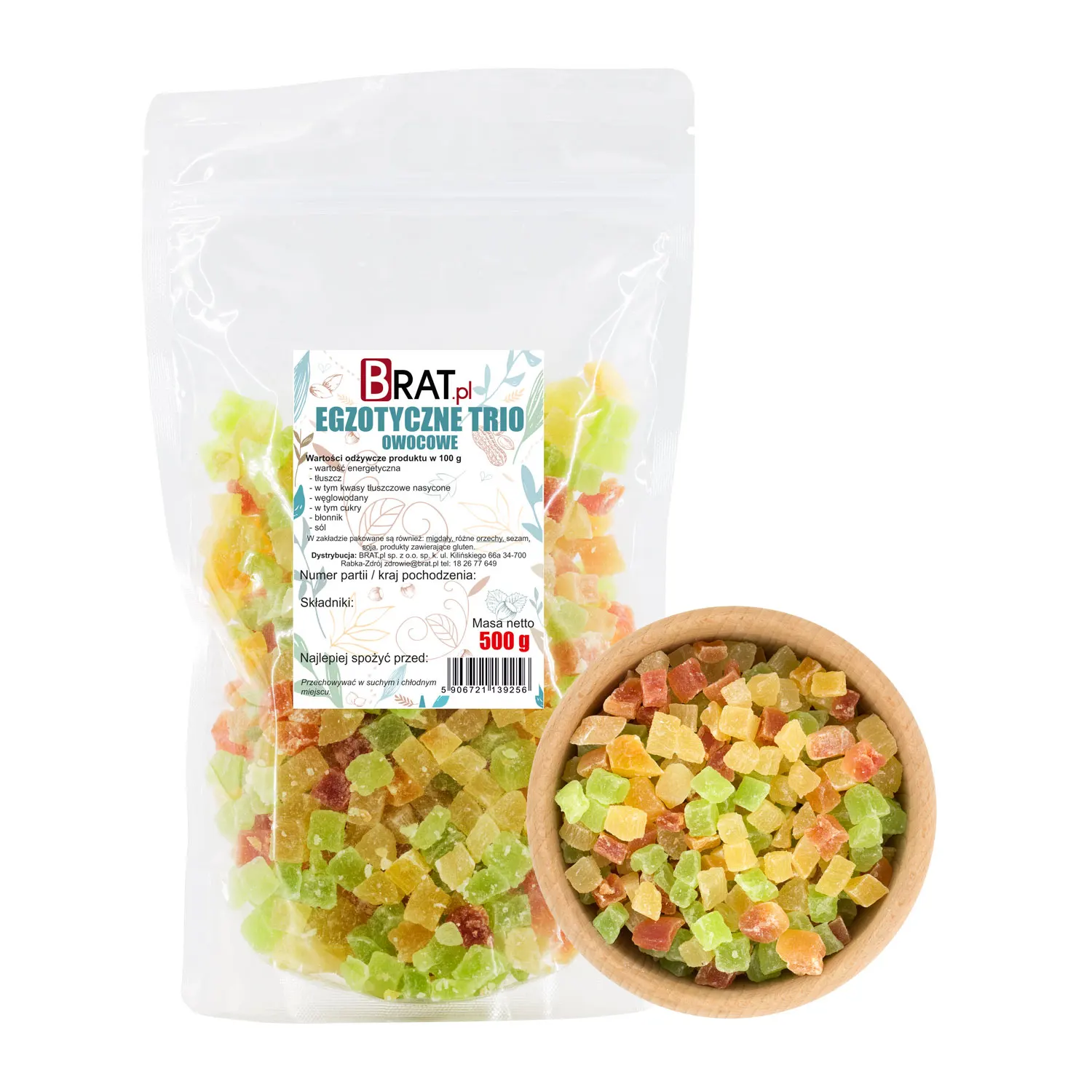 Egzotyczne trio owocowe 500g